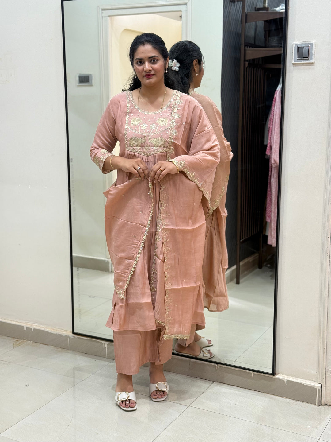 Mul Chanderi Collection with Cotton Lining | R209