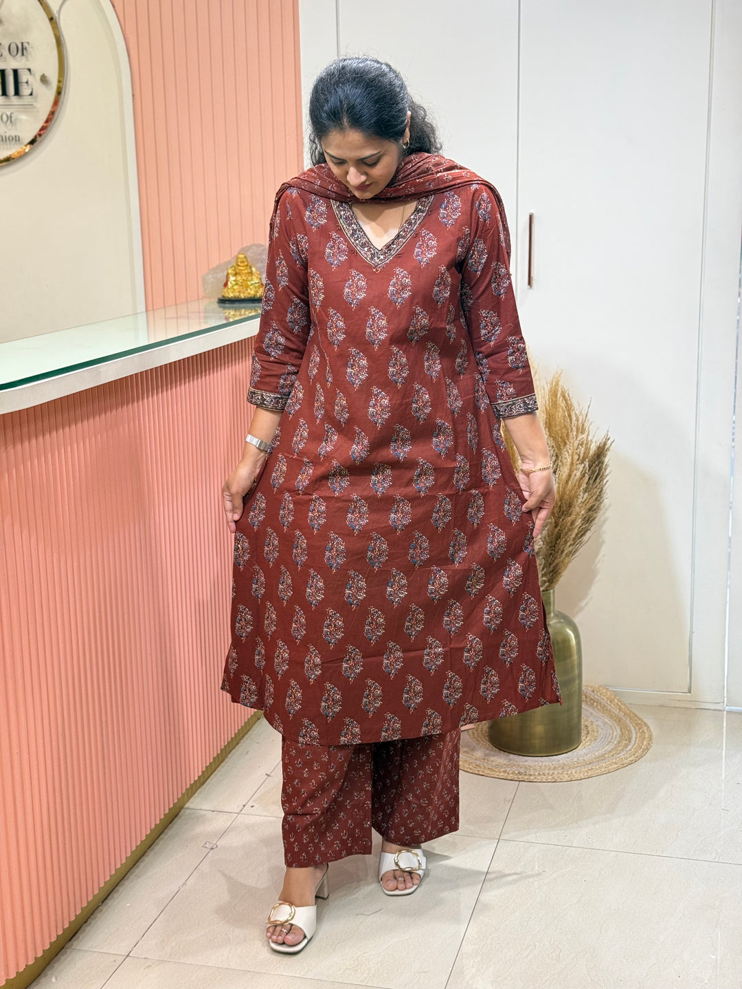 60-60 Cotton A-Line Plazo Collection | R189