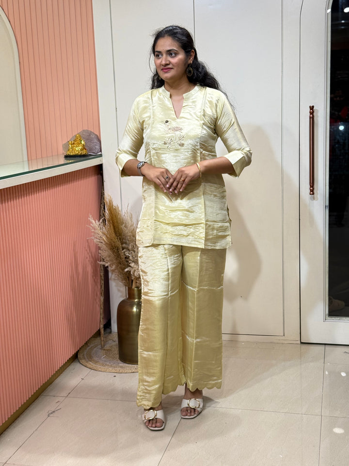 Designer Tissue Shimmer 2 Pc Collection (Cotton Lining )| R167