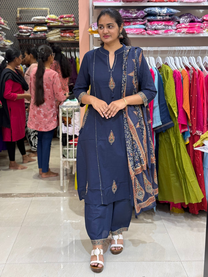 Premium Cotton 3 Pcs Kurta Set | Trending Summer Collection | RADHE101