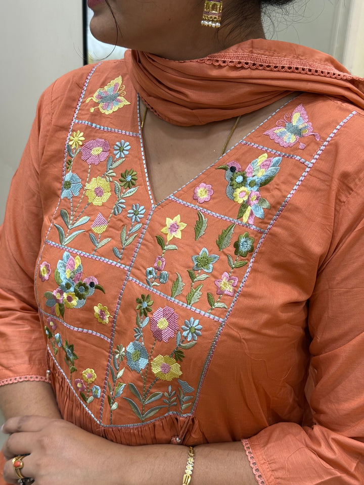 Mulmul Cotton New Collection With Embroidery Work | R190
