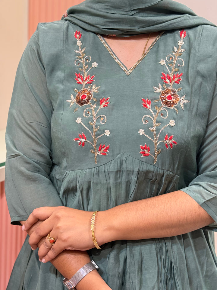 Mul Chanderi Silk Kali Pattern Collection – New Arrivals | R138