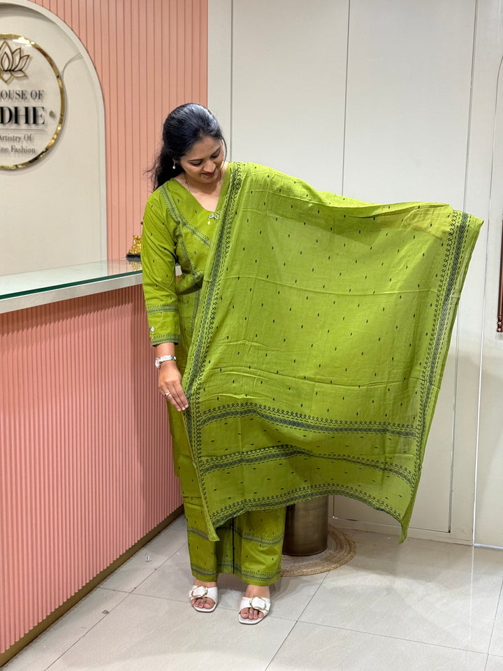 Cotton collection with Real Mirror work | R210