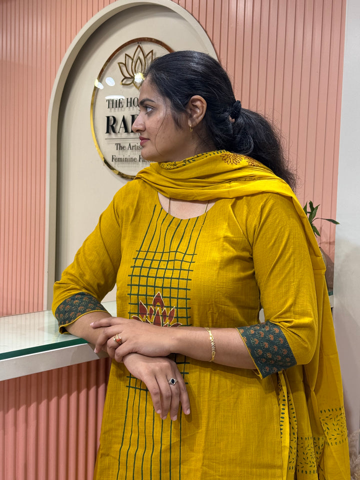 Khadi Cotton Collection with Hand paint | R210