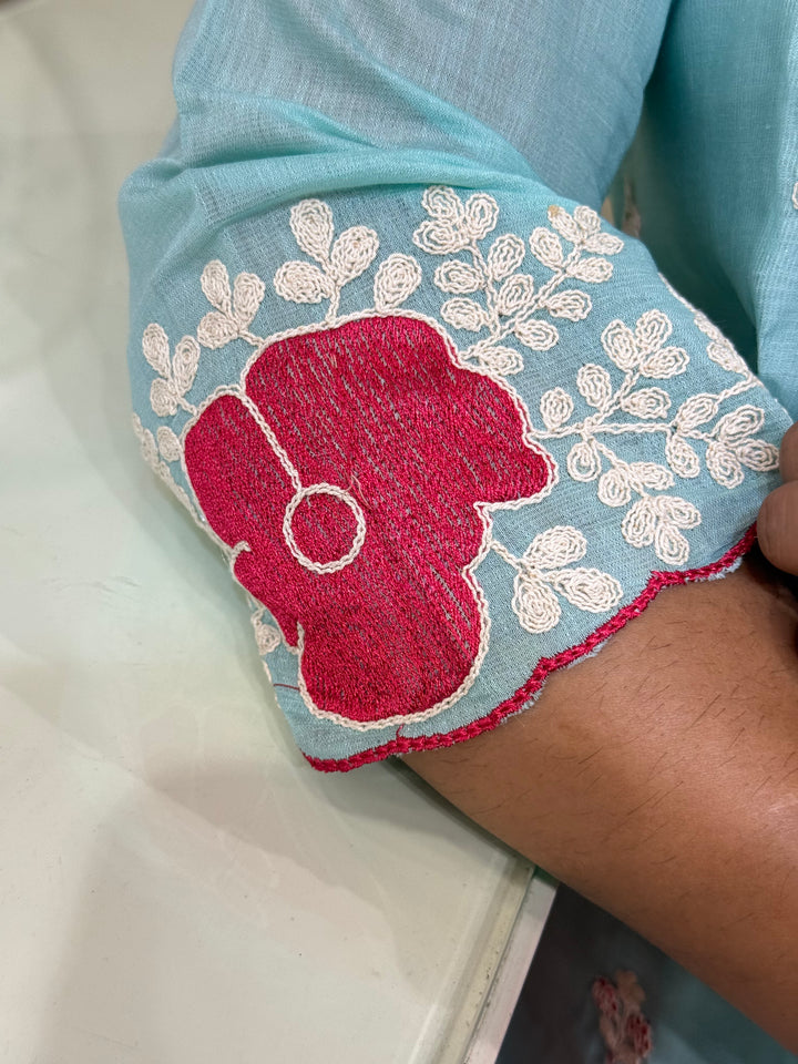 Mul Chanderi Collection with Embroidery work  | R208