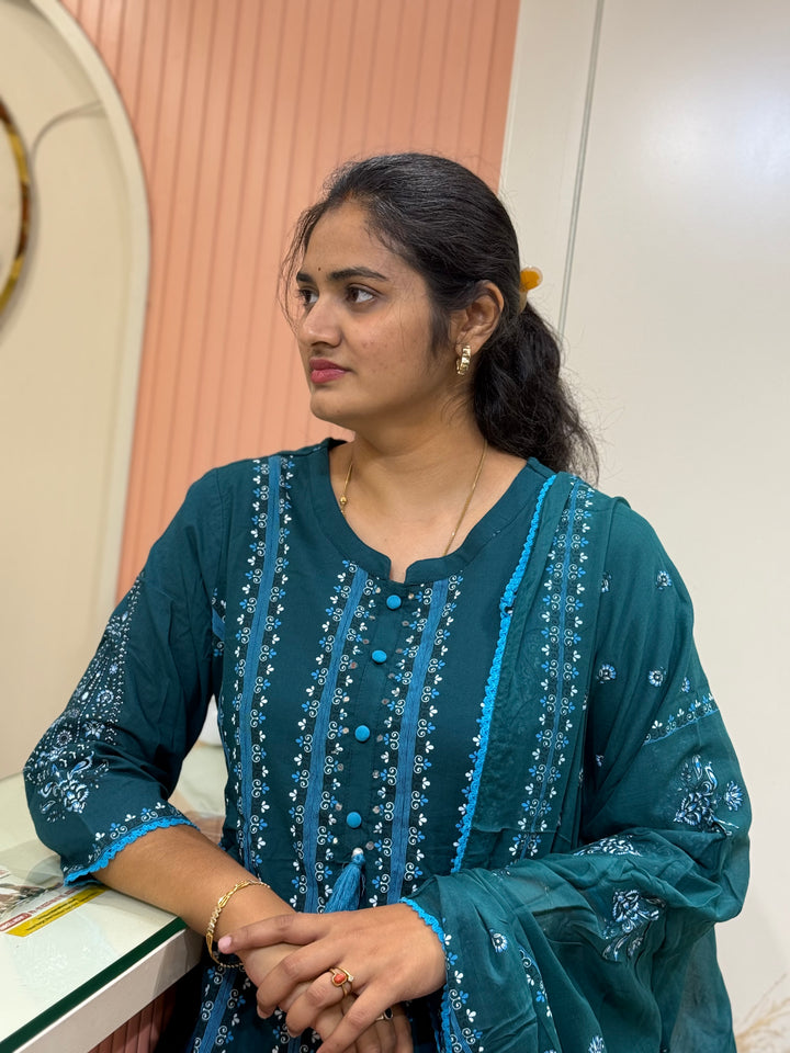 Cotton Full Kali 3 Pc Set – Allover Print Collection | R150