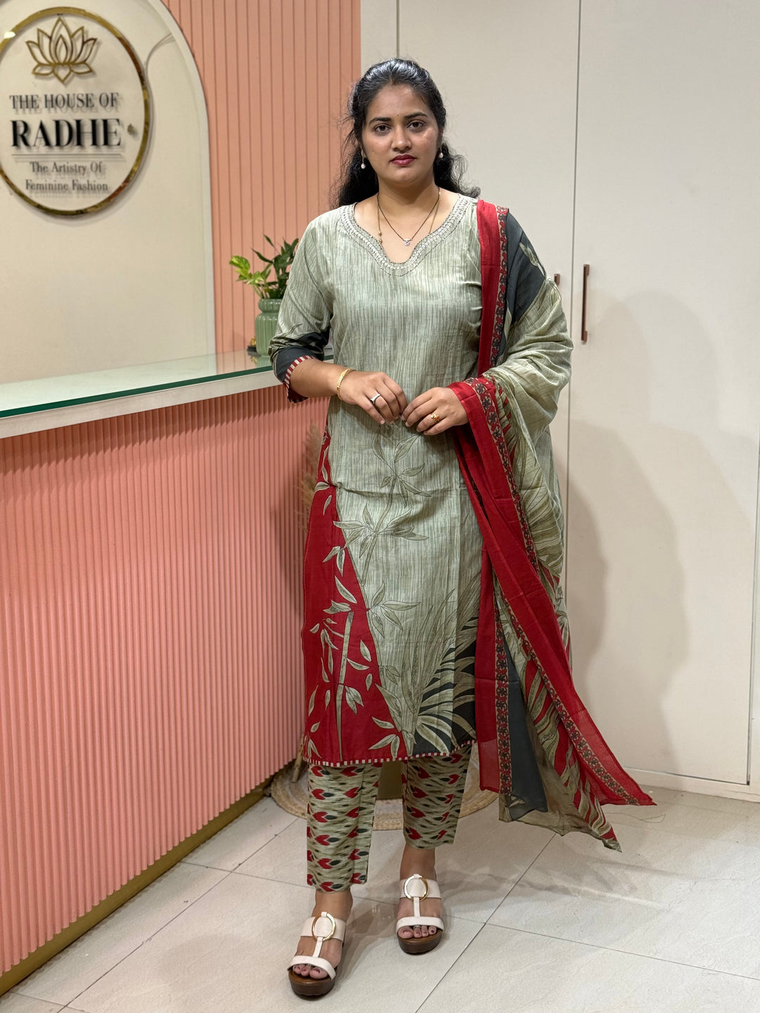 Cotton Collection with Beautiful Print with Full Length Cotton Dupatta | R230