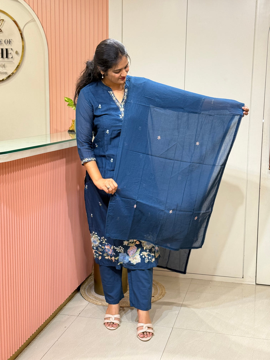 Mul Cotton Collection with Embroidery work (Cotton Lining)| R150