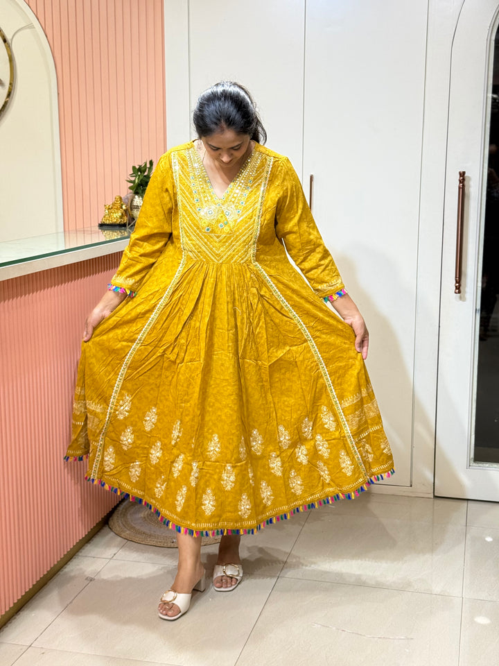 Gown Full Ghera (1pcs Set ) | SALE3