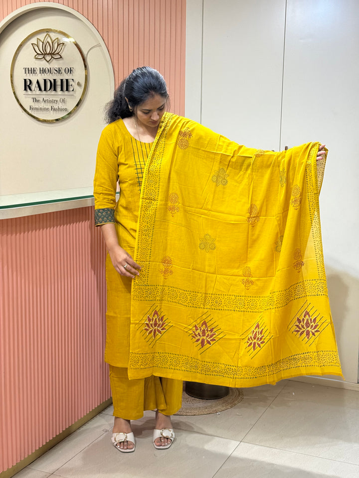 Khadi Cotton Collection with Hand paint | R210