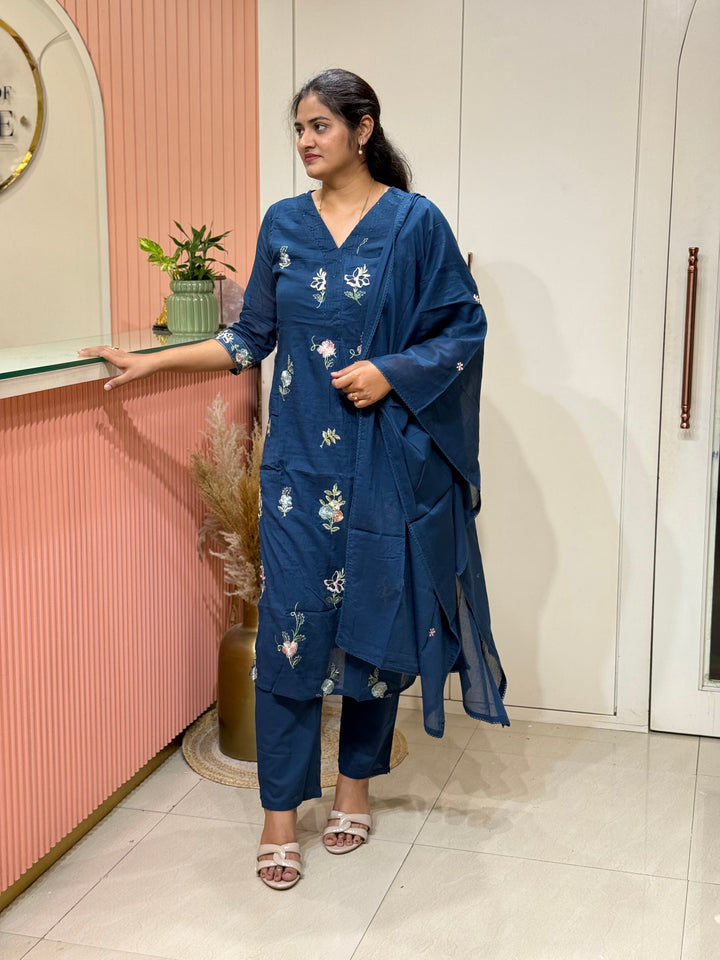 Mul Cotton Collection with Embroidery work (Cotton Lining)| R150