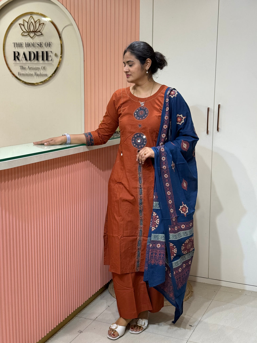 Pure Cotton Geometrical Pattern Collection | R210