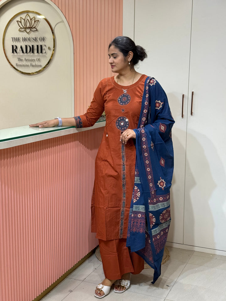 Pure Cotton Geometrical Pattern Collection | R210
