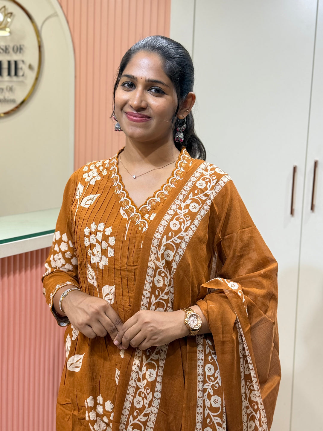 Angrakha Pattern 60-60 Cotton Collection | R185