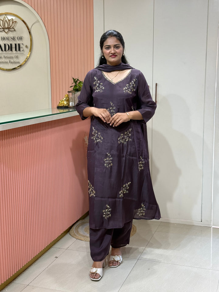 Mul Chanderi Collection with Cut Dana work | R206