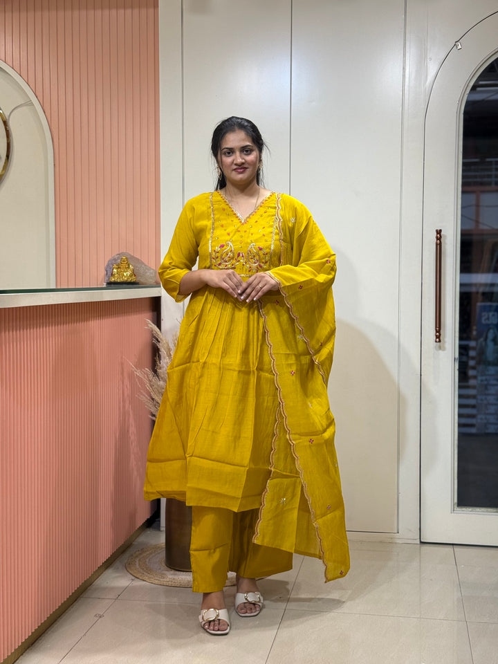 Mul Chanderi Beautiful Collection | R208