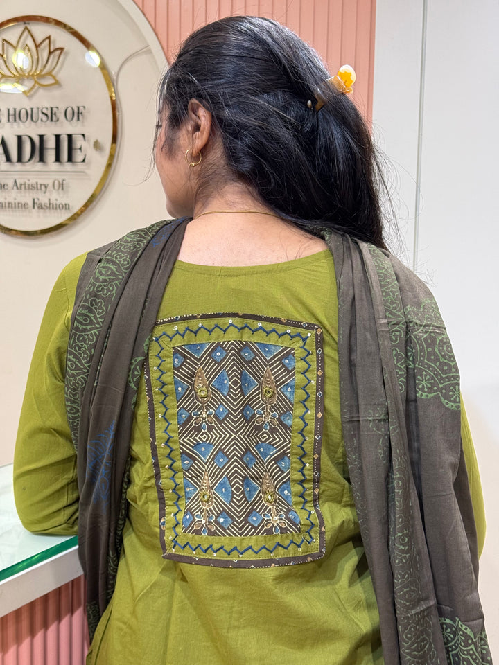 Pure Cotton Collection With Front &amp; Back Patchwork | R210