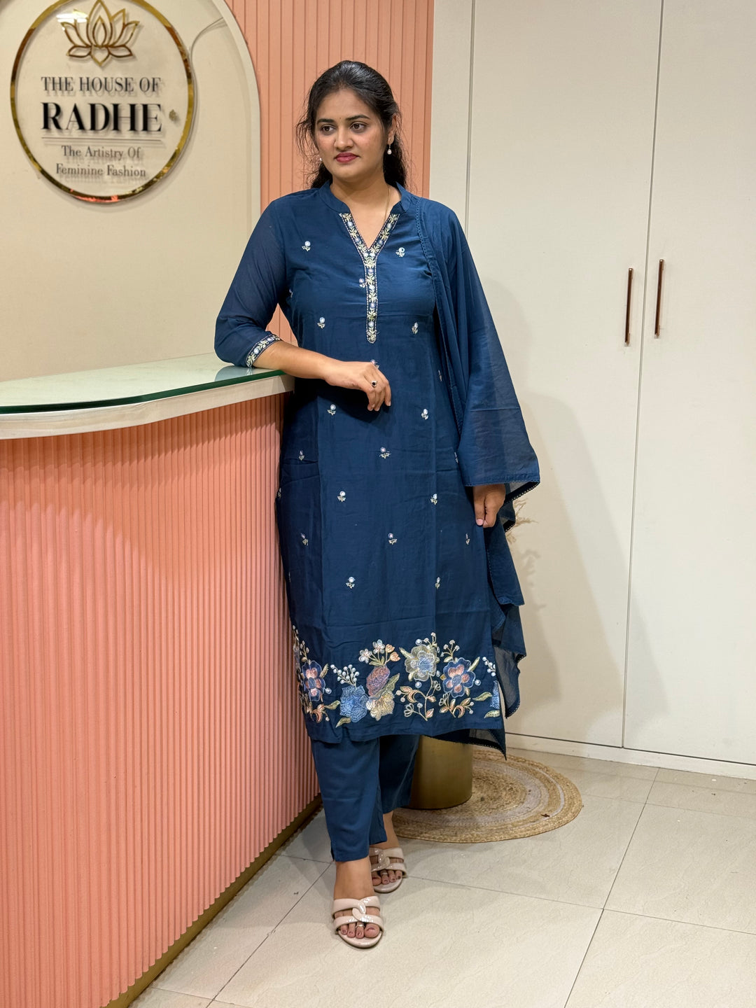 Mul Cotton Collection with Embroidery work (Cotton Lining)| R150