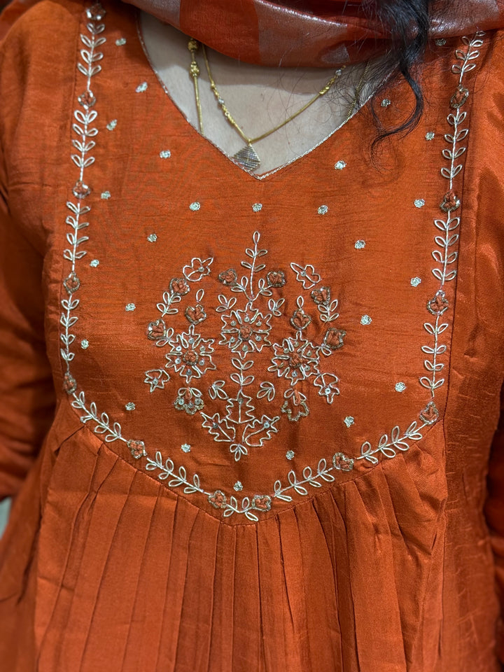 Dola Silk Semi Party Wear Collection (Cotton Lining Available )| R217