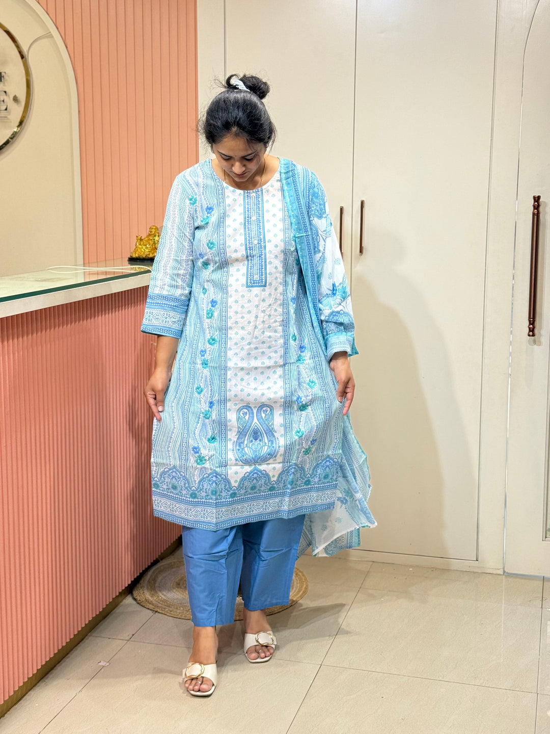 Cotton Fabric Kurta Set Collection – RADHE75
