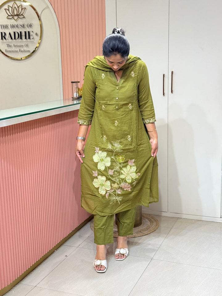Mul Cotton Collection with Embroidery work (Cotton Lining)| R150