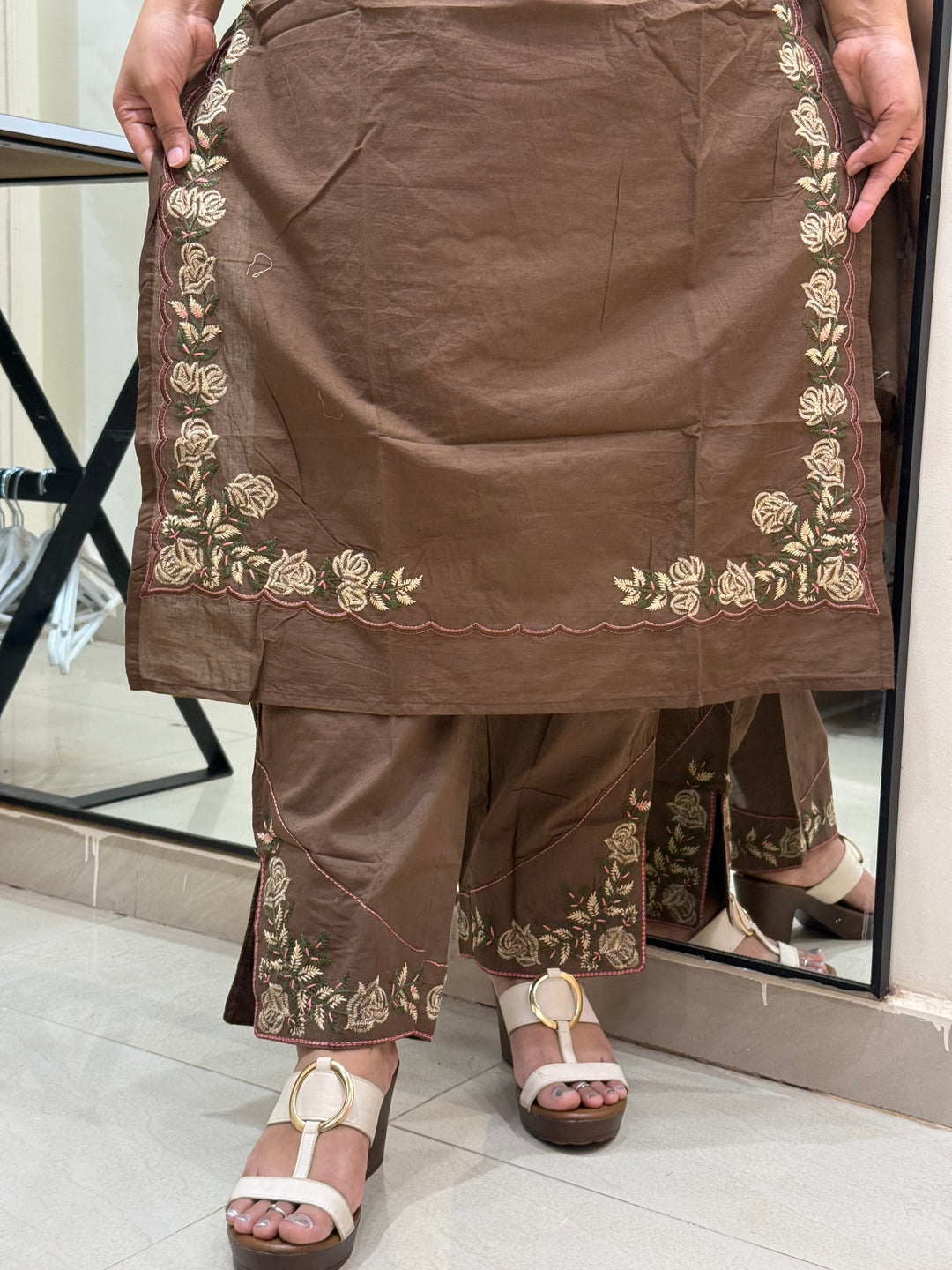Pure Cotton Collection With Embroidery Work | R189