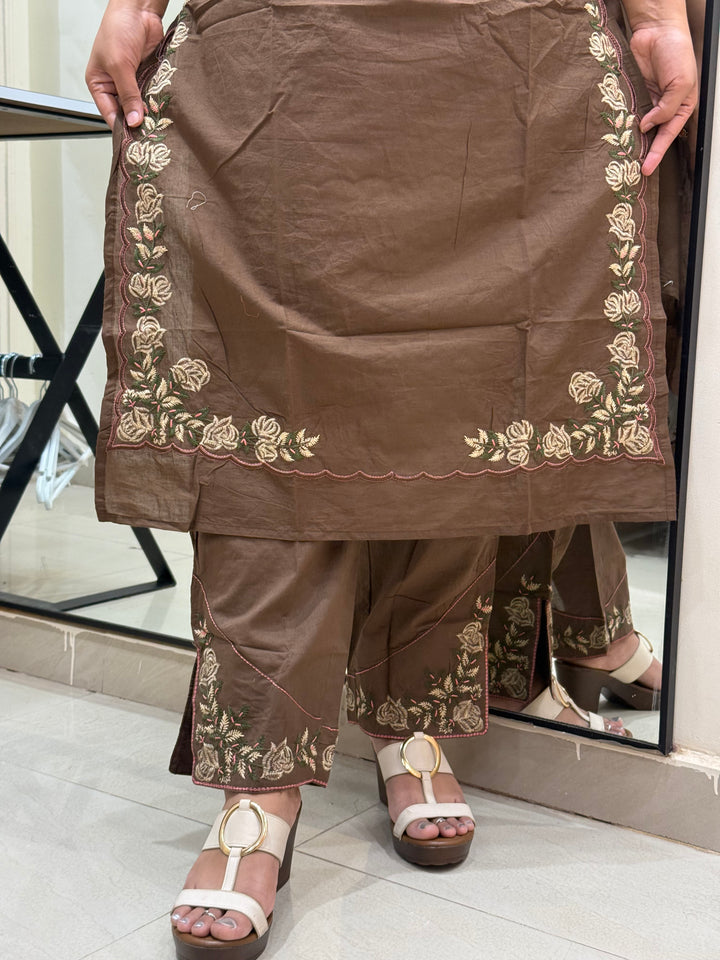 Pure Cotton Collection With Embroidery Work | R189