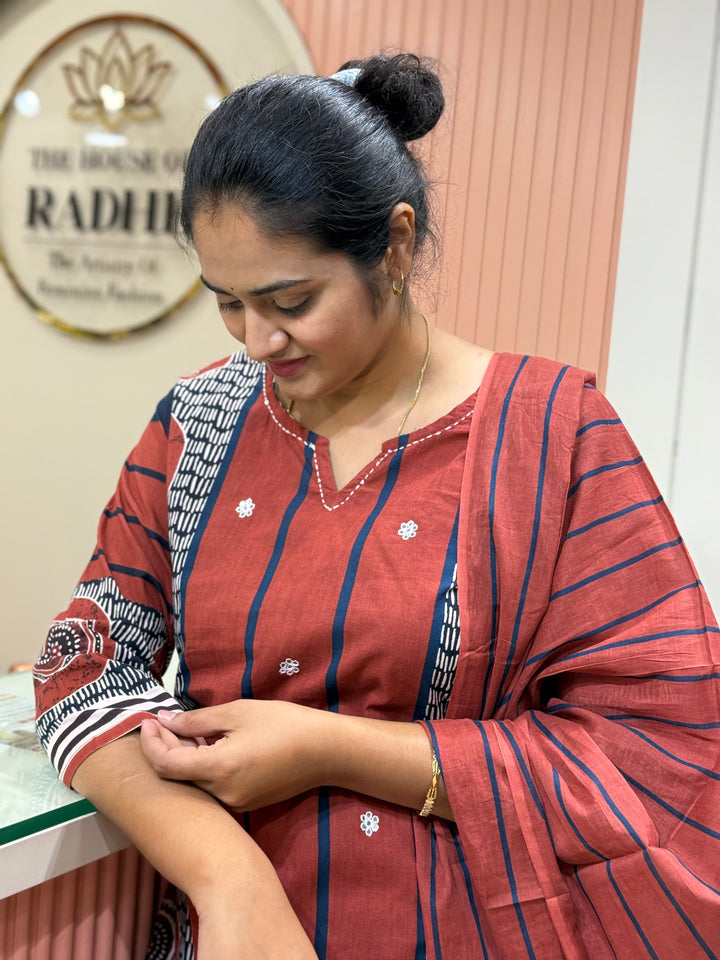 Cotton Fabric Kurta Set Collection – RADHE75