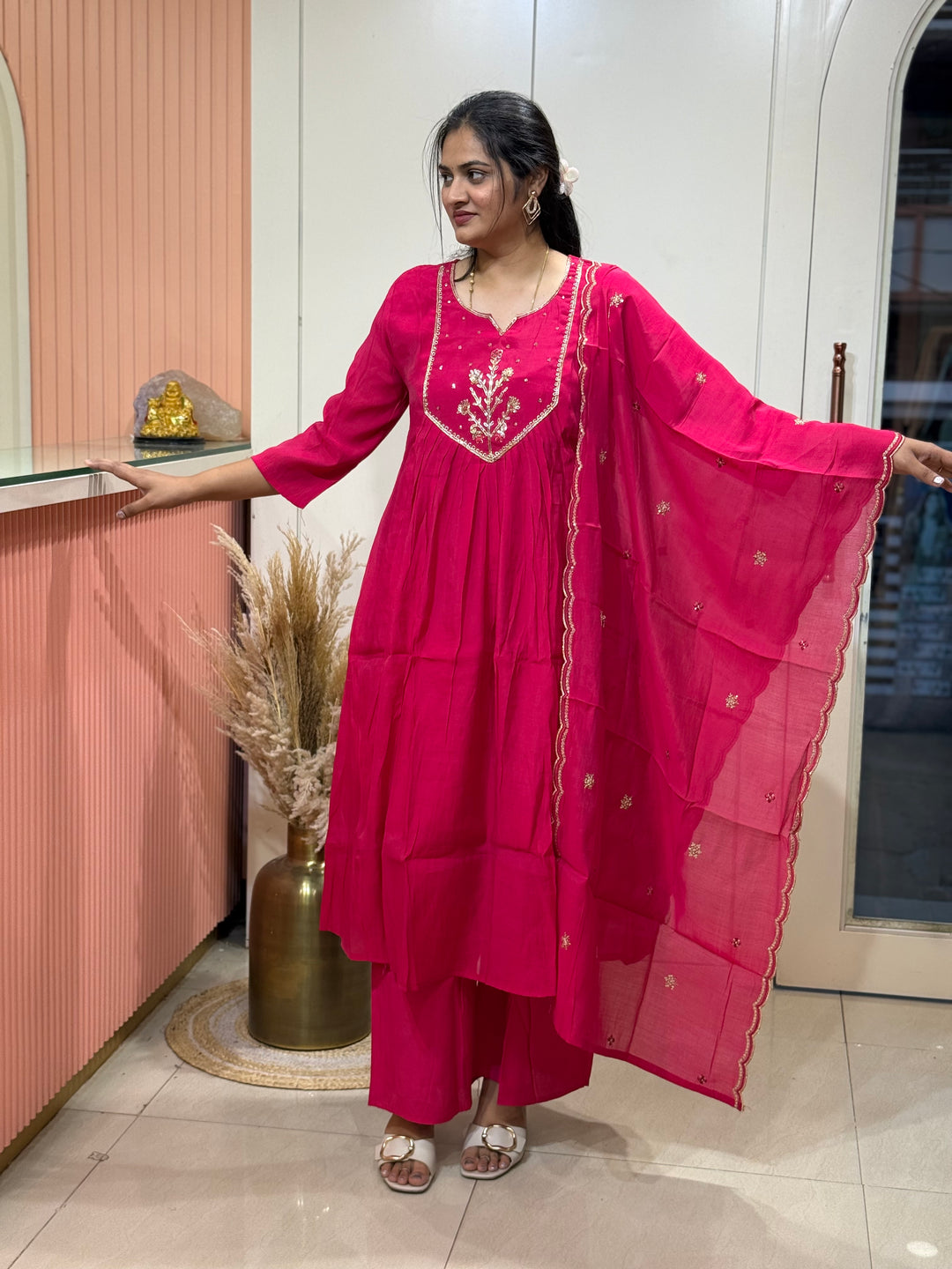 Mul Chanderi Beautiful Collection | R208
