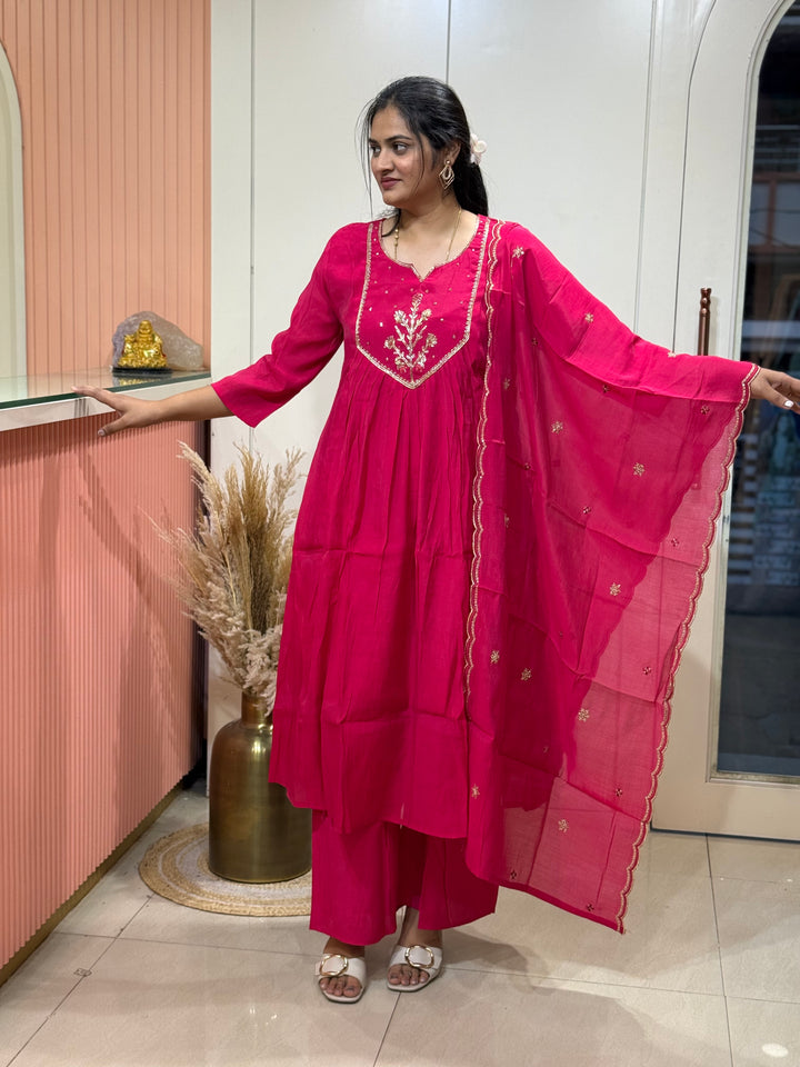 Mul Chanderi Beautiful Collection | R208