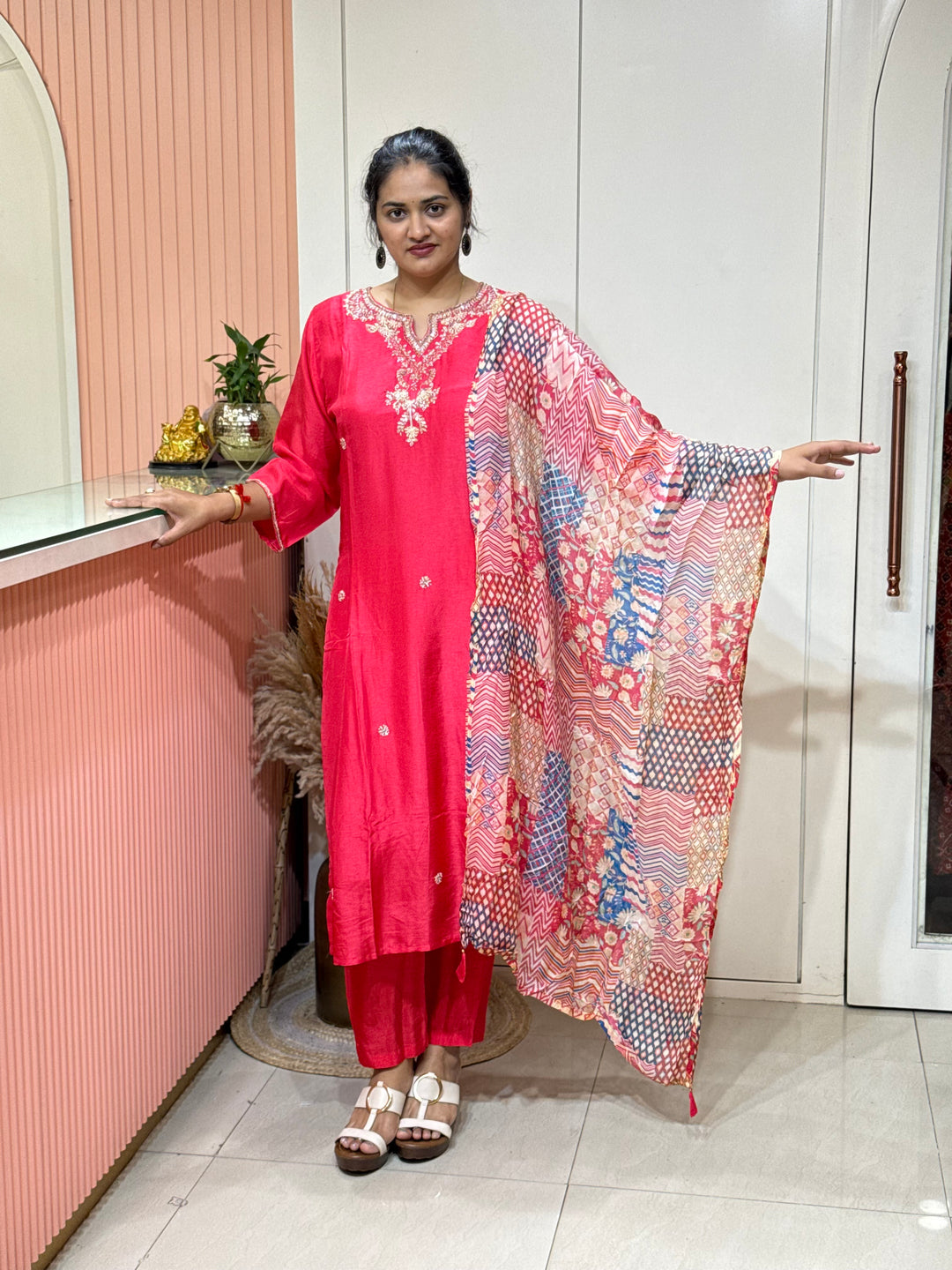Dola Silk Semi Party Wear Collection (Cotton Lining Available )| R217