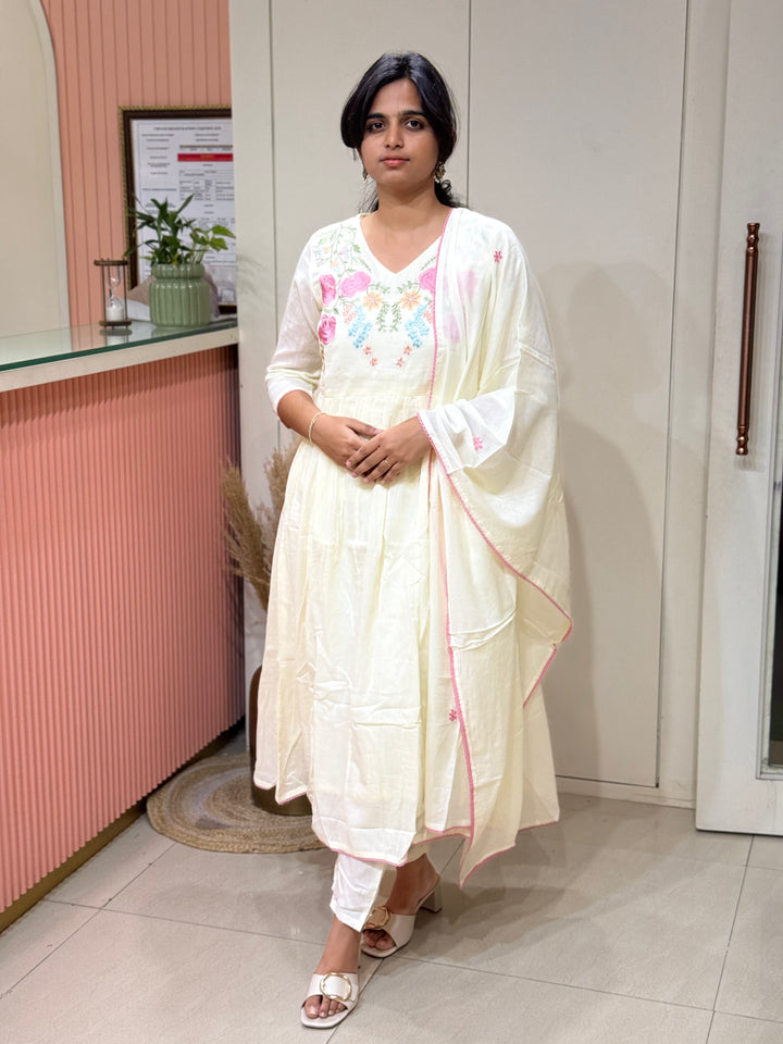 Mul Cotton Collection with Embroidery work (Cotton Lining)| R150