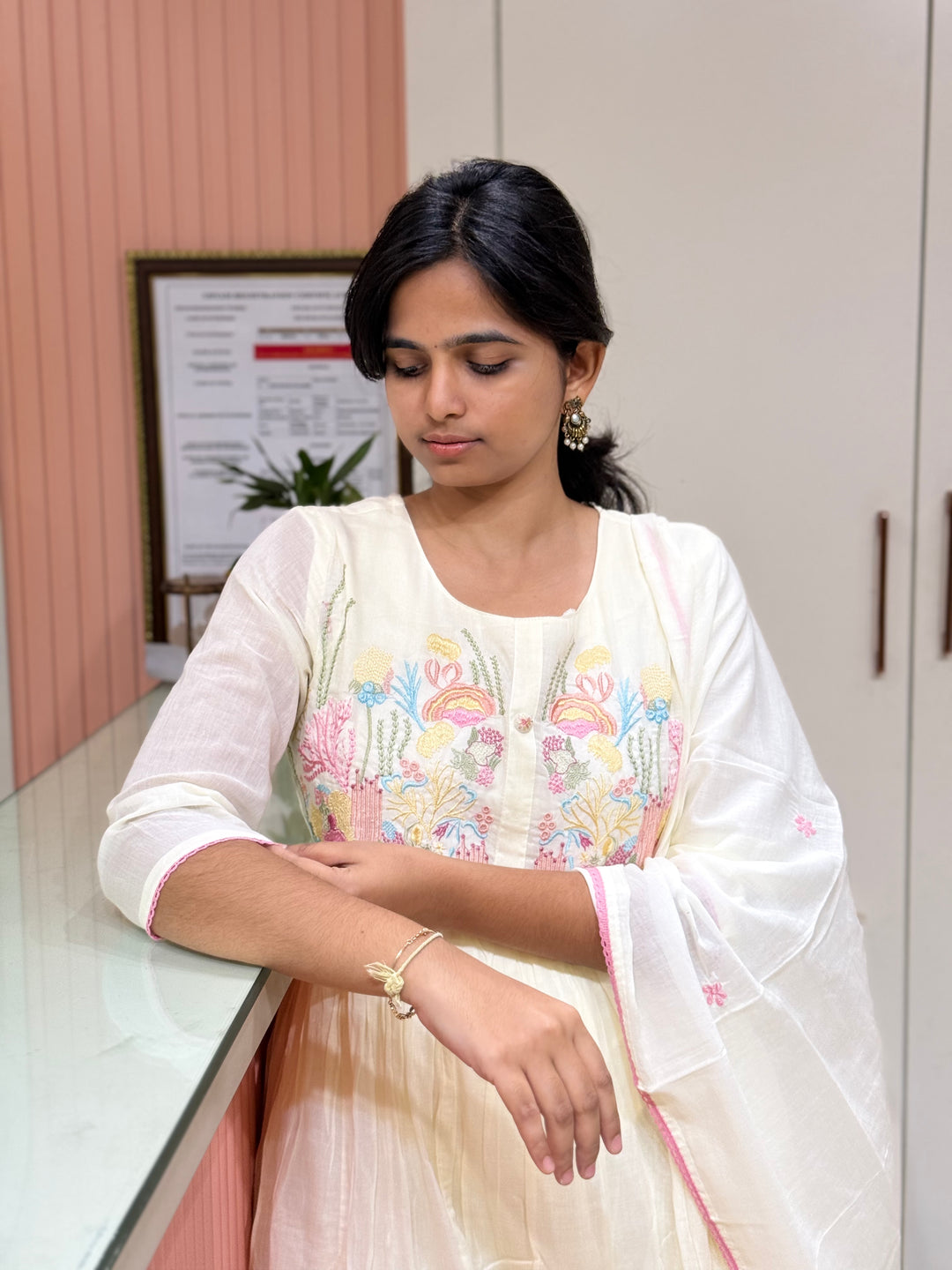 Mul Cotton Collection with Embroidery work (Cotton Lining)| R150