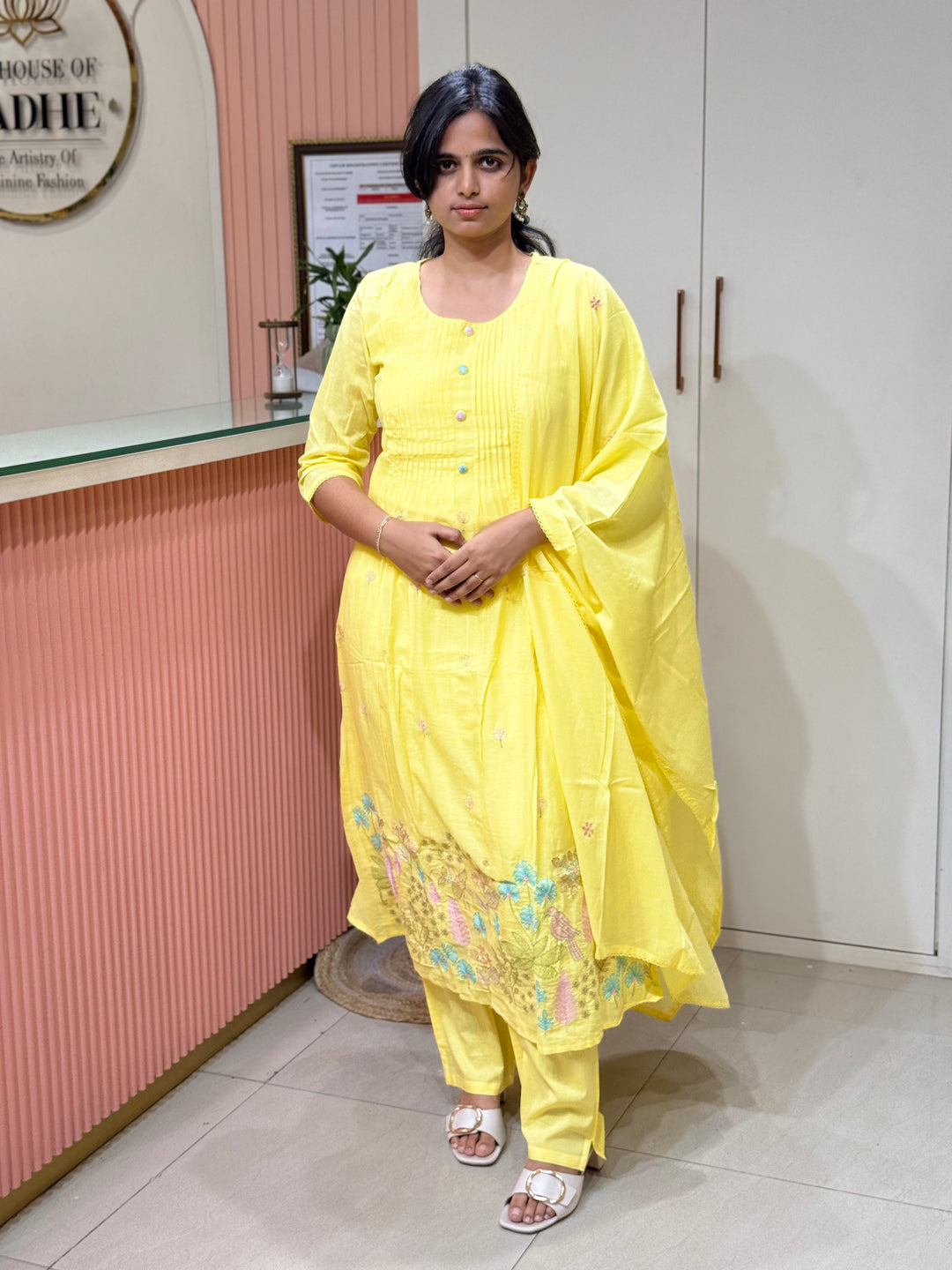 Mul Cotton Collection with Embroidery work (Cotton Lining)| R150
