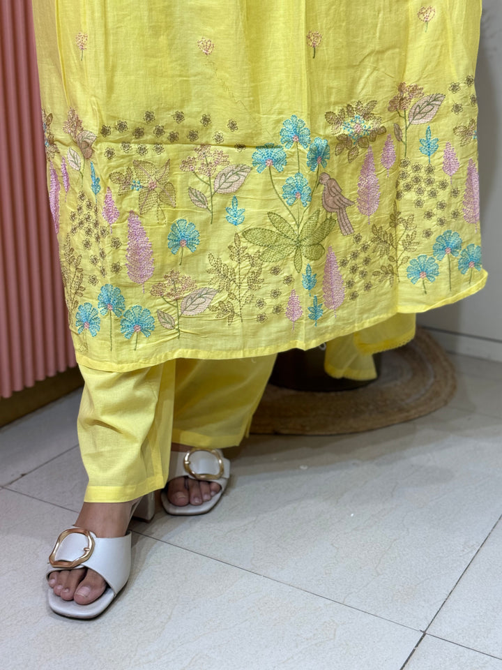 Mul Cotton Collection with Embroidery work (Cotton Lining)| R150