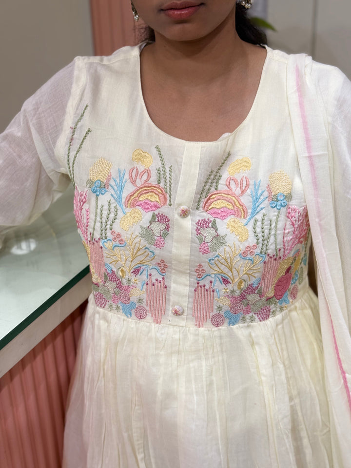 Mul Cotton Collection with Embroidery work (Cotton Lining)| R150