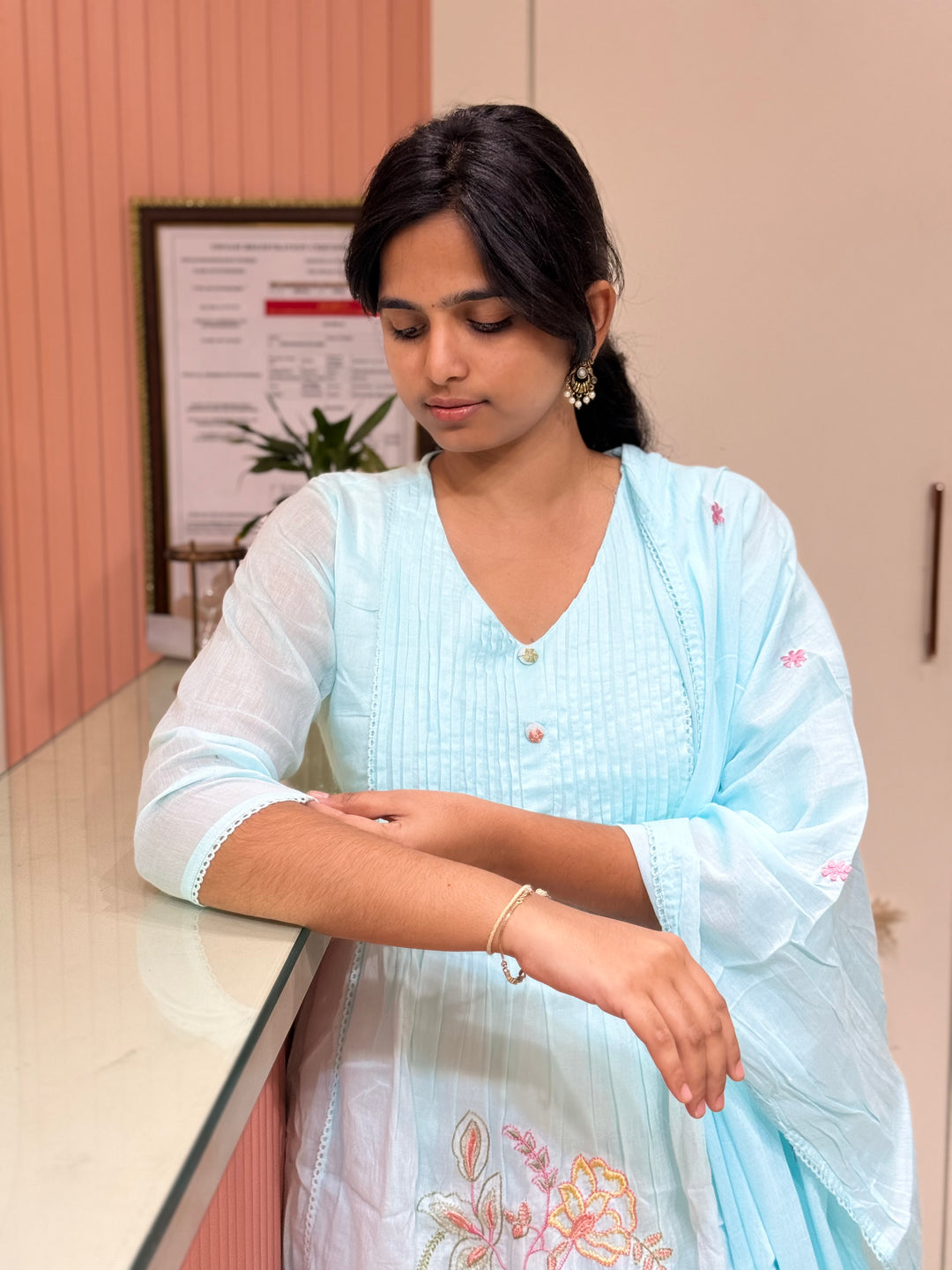 Mul Cotton Collection with Embroidery work (Cotton Lining)| R150