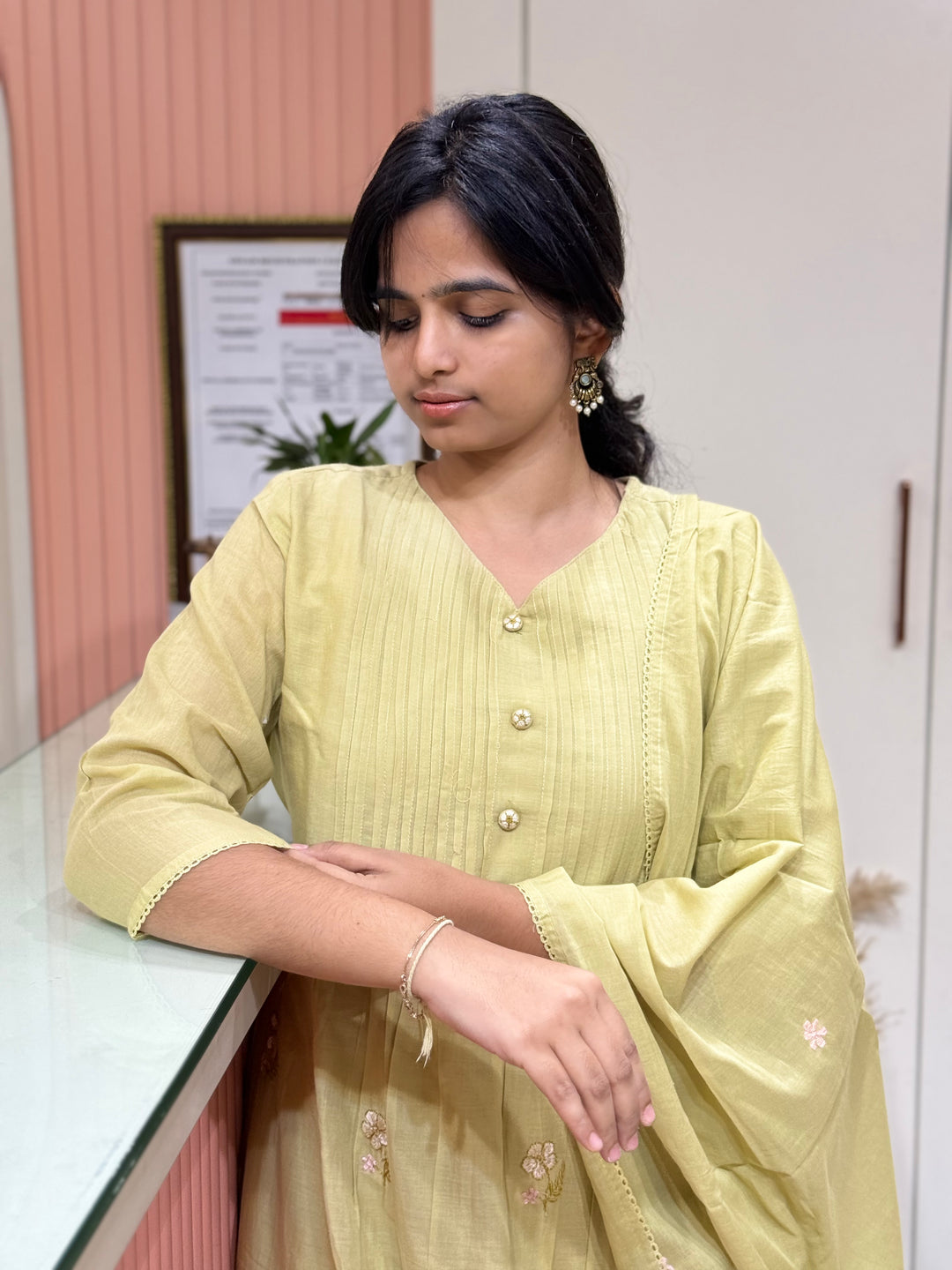 Mul Cotton Collection with Embroidery work (Cotton Lining)| R150