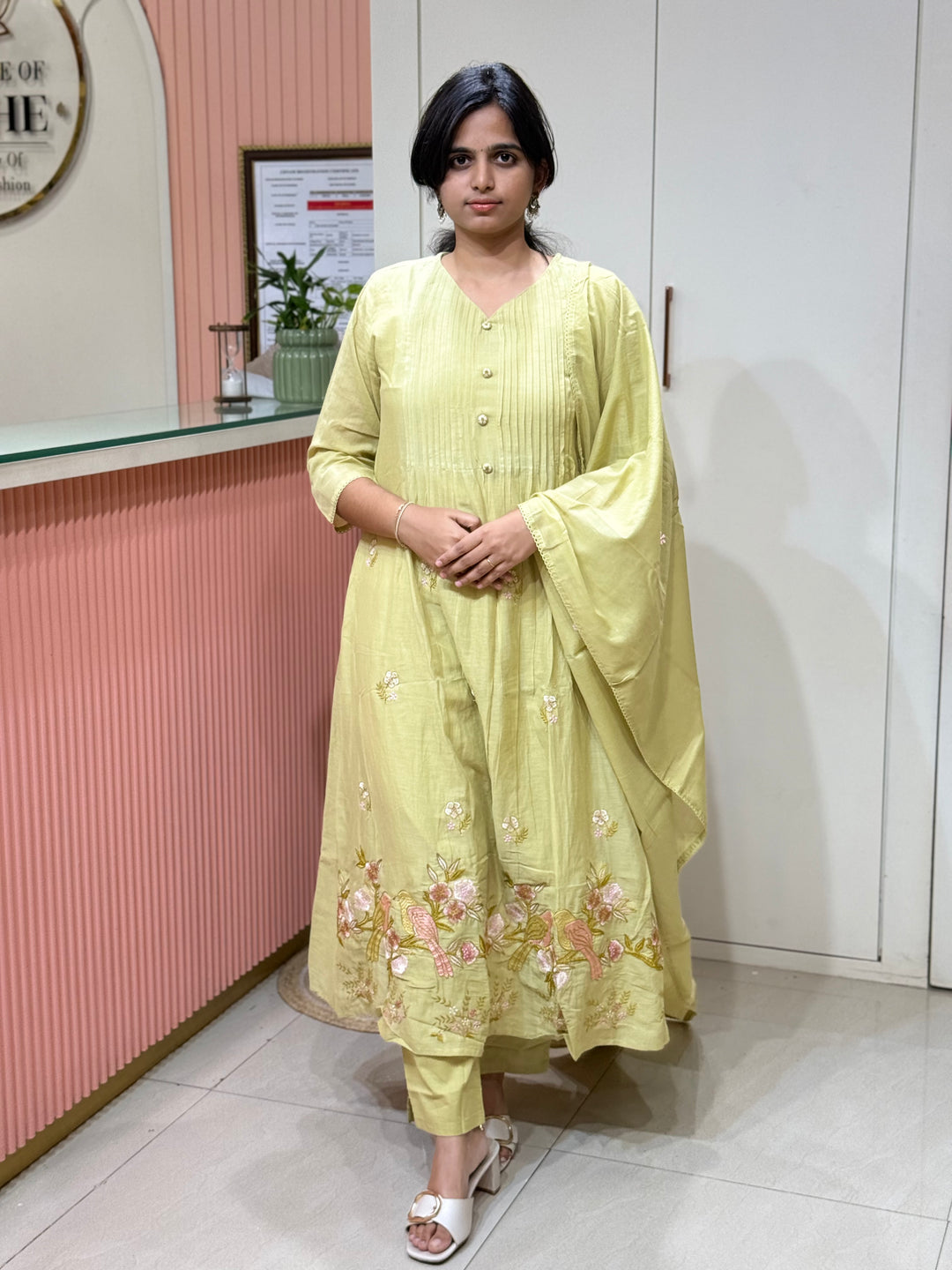 Mul Cotton Collection with Embroidery work (Cotton Lining)| R150