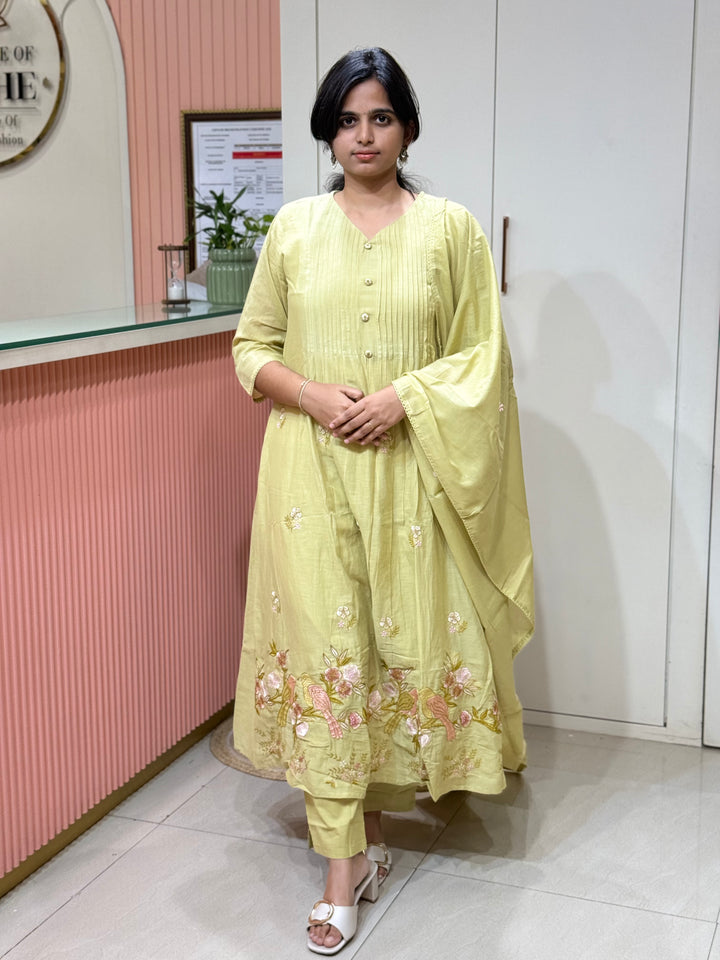 Mul Cotton Collection with Embroidery work (Cotton Lining)| R150