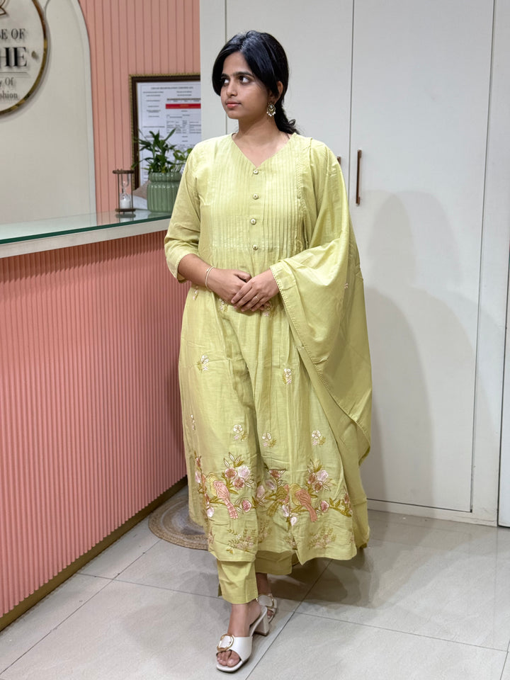 Mul Cotton Collection with Embroidery work (Cotton Lining)| R150