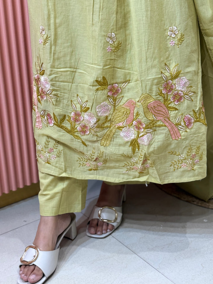 Mul Cotton Collection with Embroidery work (Cotton Lining)| R150