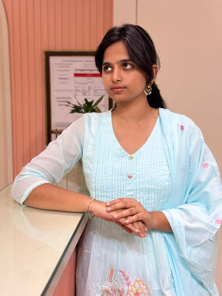 Mul Cotton Collection with Embroidery work (Cotton Lining)| R150
