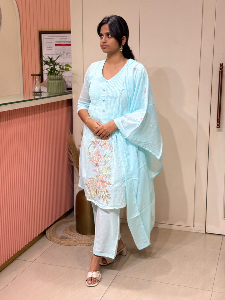 Mul Cotton Collection with Embroidery work (Cotton Lining)| R150