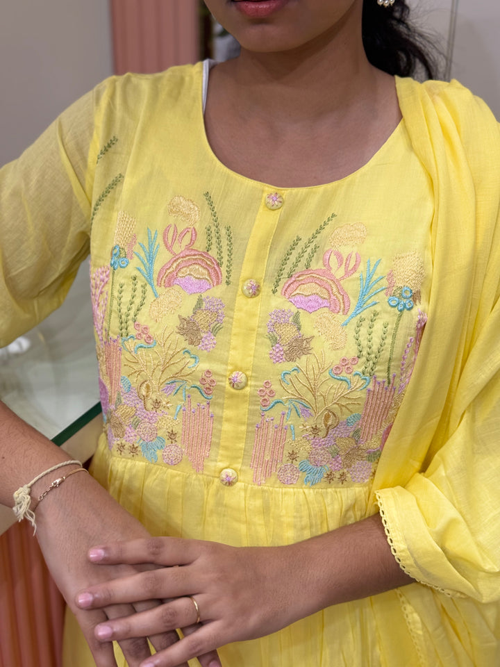 Mul Cotton Collection with Embroidery work (Cotton Lining)| R150