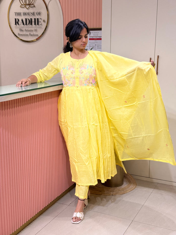 Mul Cotton Collection with Embroidery work (Cotton Lining)| R150