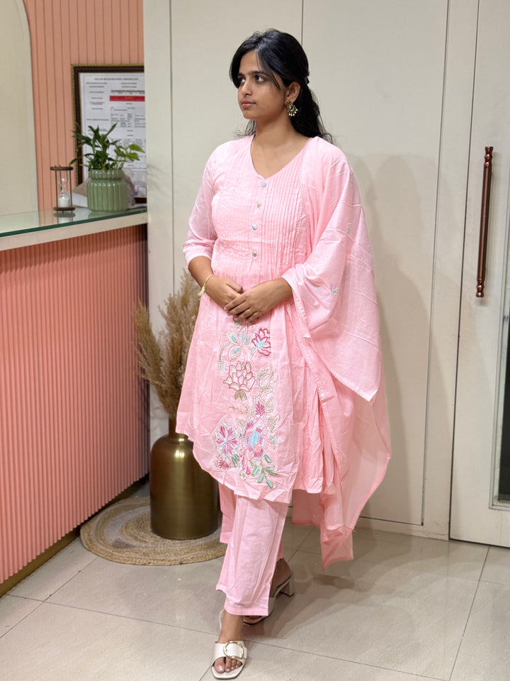 Mul Cotton Collection with Embroidery work (Cotton Lining)| R150