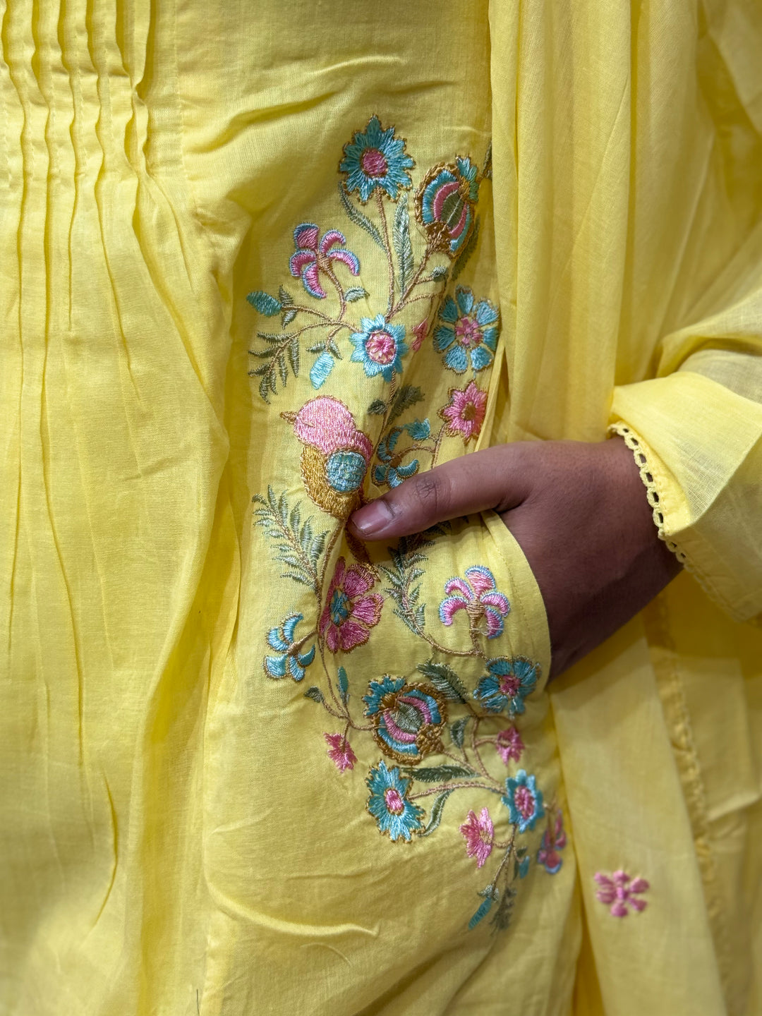 Mul Cotton Collection with Embroidery work (Cotton Lining)| R150