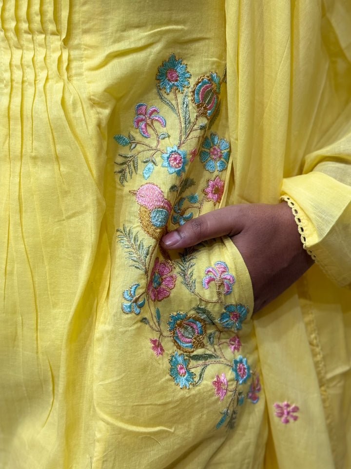 Mul Cotton Collection with Embroidery work (Cotton Lining)| R150