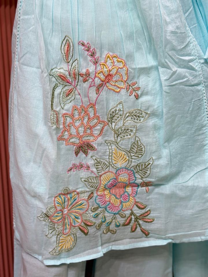 Mul Cotton Collection with Embroidery work (Cotton Lining)| R150